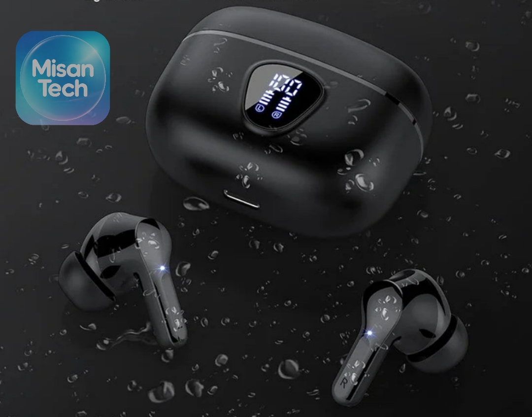 Auriculares inalámbricos resistentes al agua.
