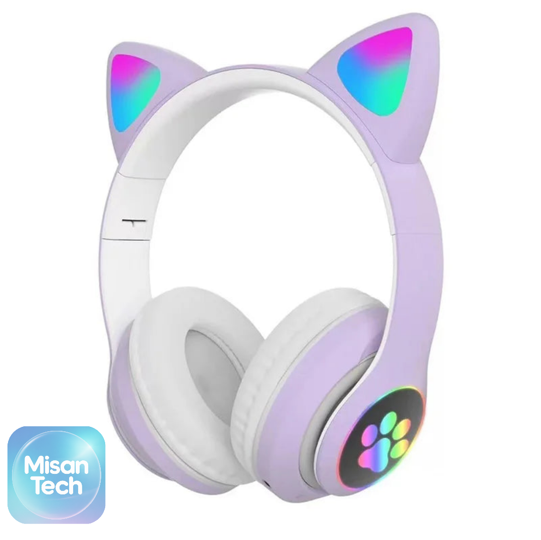 Auriculares inalámbricos con luz LED