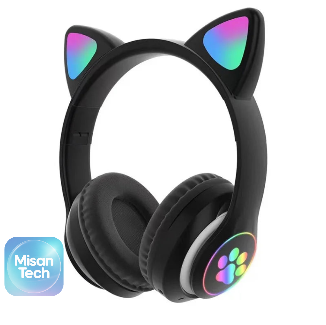 Auriculares inalámbricos con luz LED