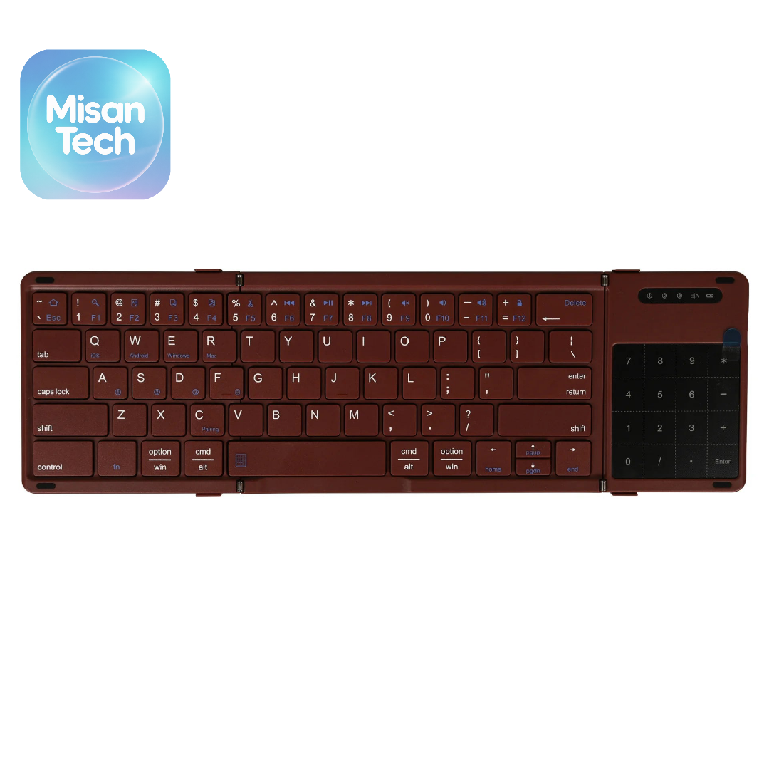 Teclado Inalámbrico Táctil y Plegable