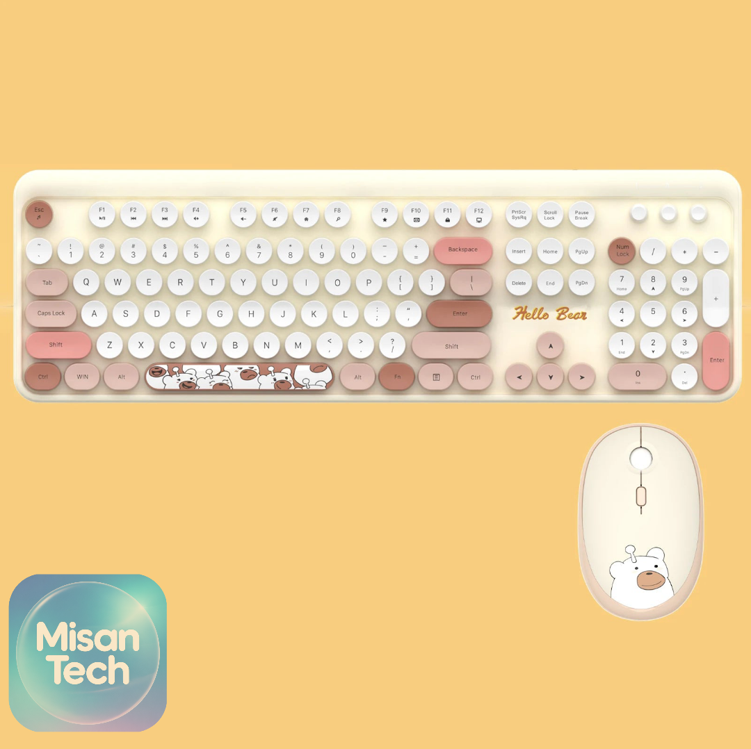 Conjunto de teclado y ratón inalámbricos