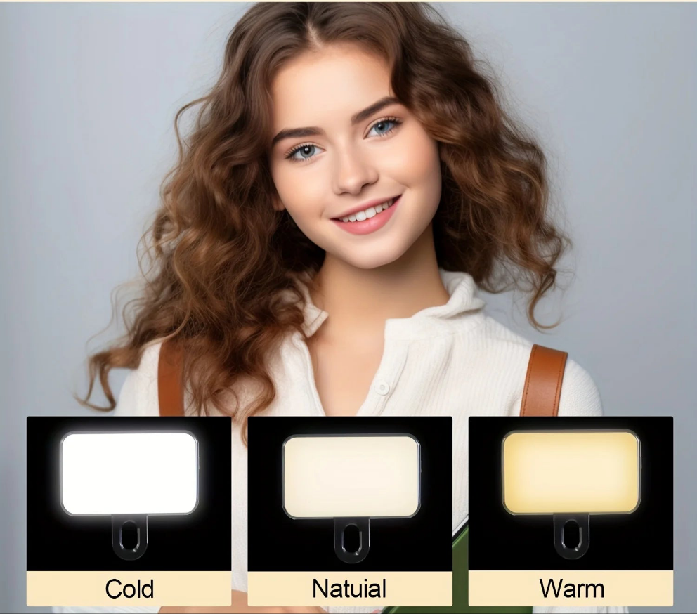 Luz led para selfie