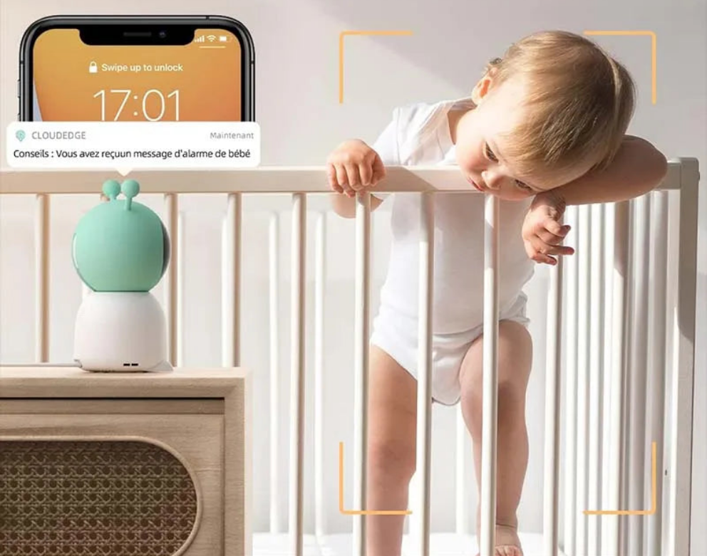 Camara monitor de bebés inteligente