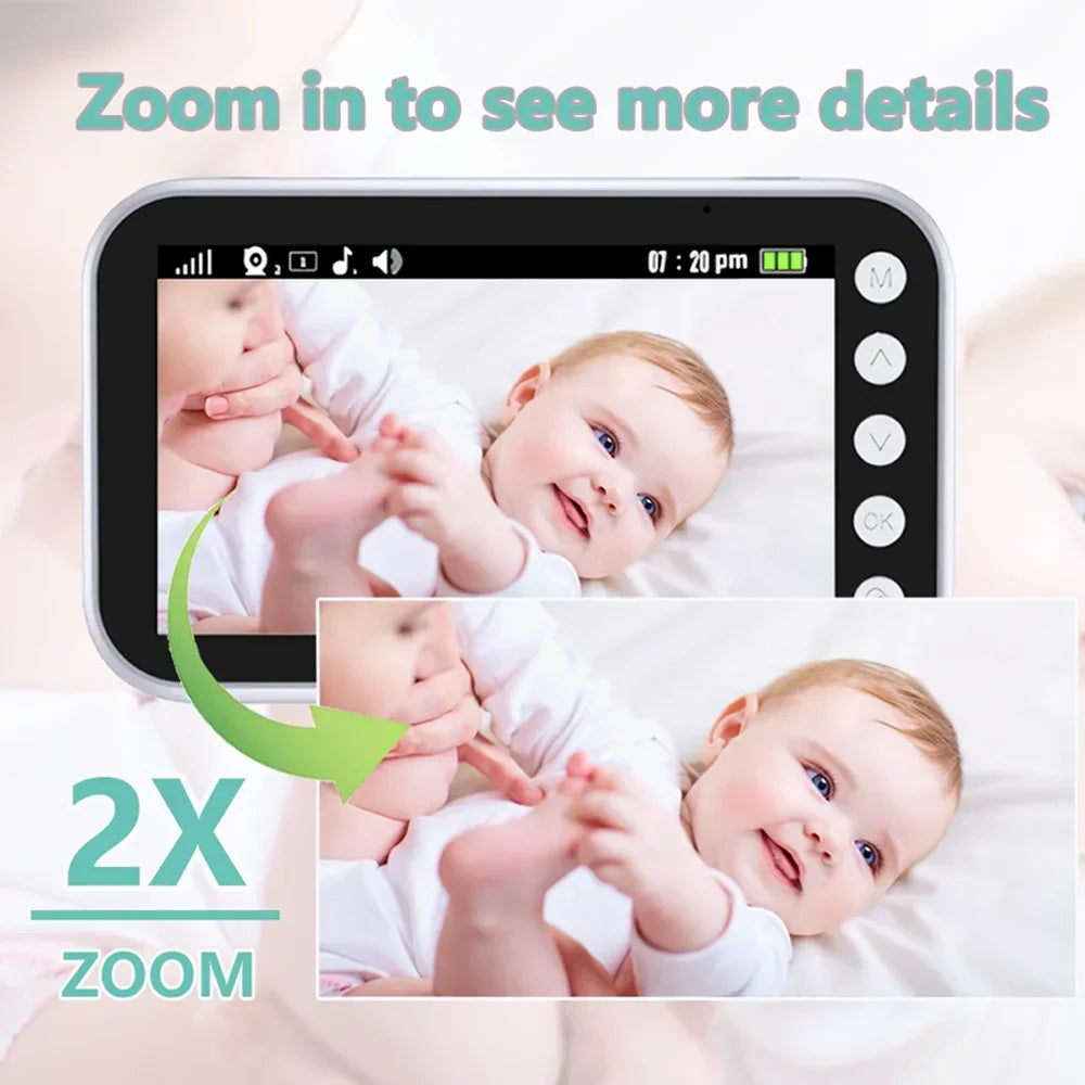 4.3-inch Wireless Baby Monitor with HD Surveillance Camera