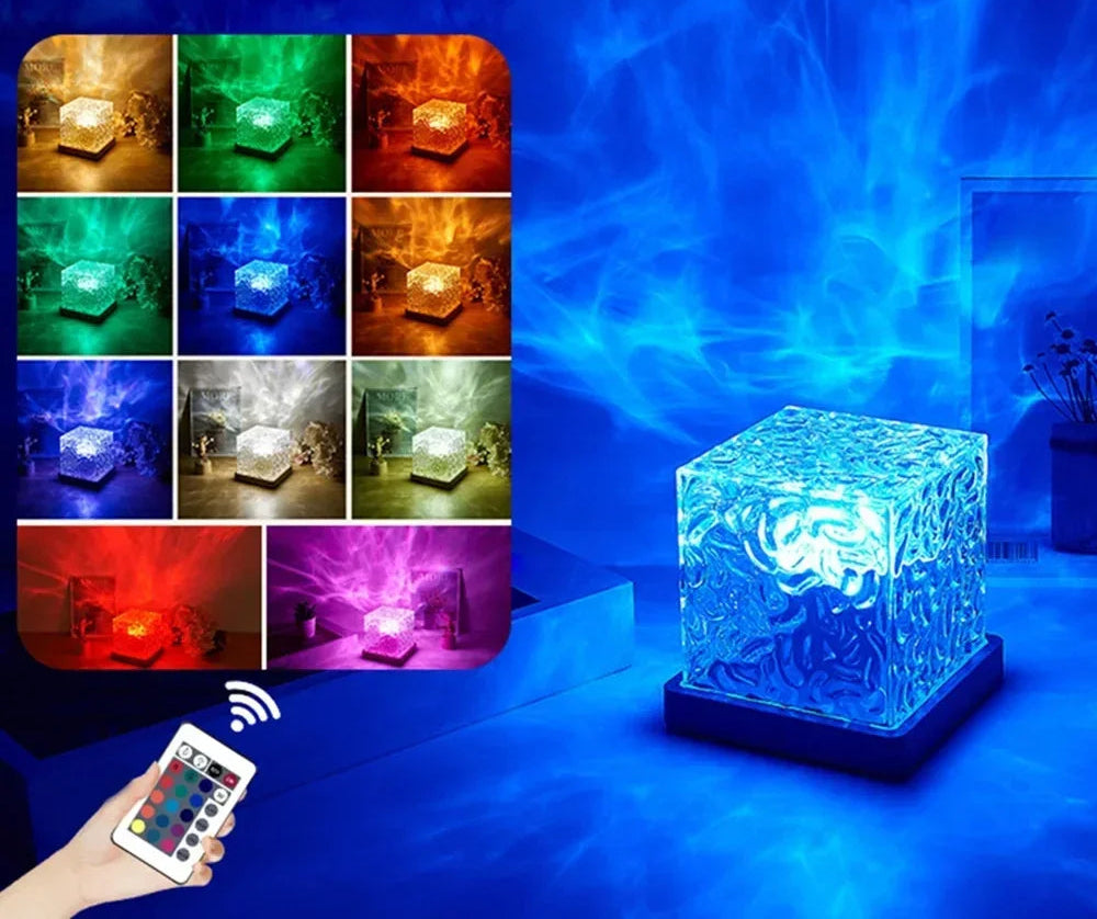 Lámpara LED de Cubo y Cilíndrica: Iluminación Creativa para tu Espacio