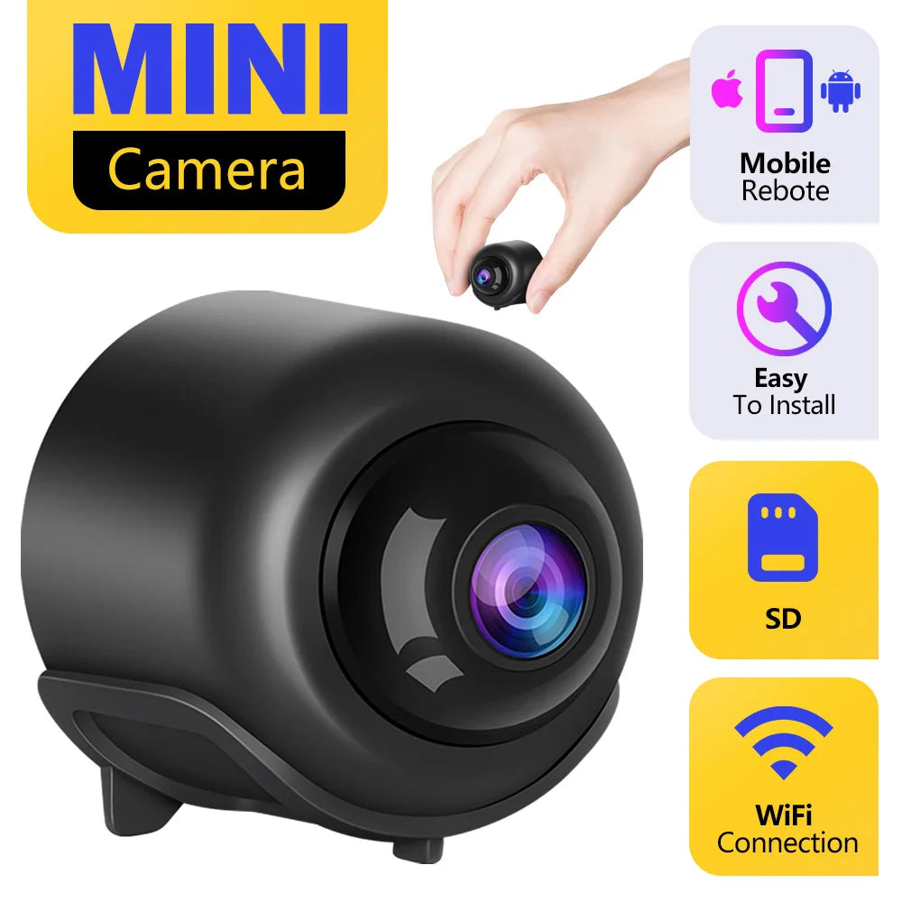 Mini Spy Camera 2025 X5 Smart WiFi Night Vision Security Protection Audio Video Recorder
