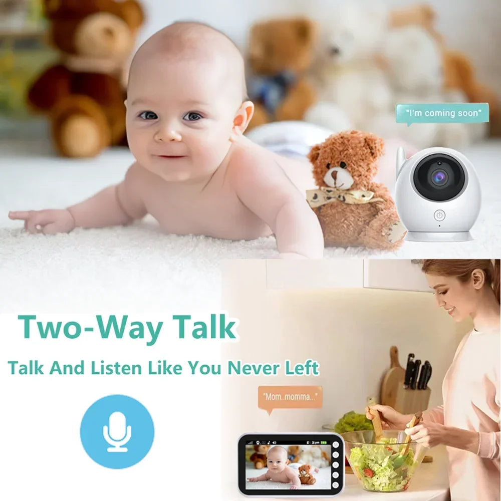 4.3-inch Wireless Baby Monitor with HD Surveillance Camera