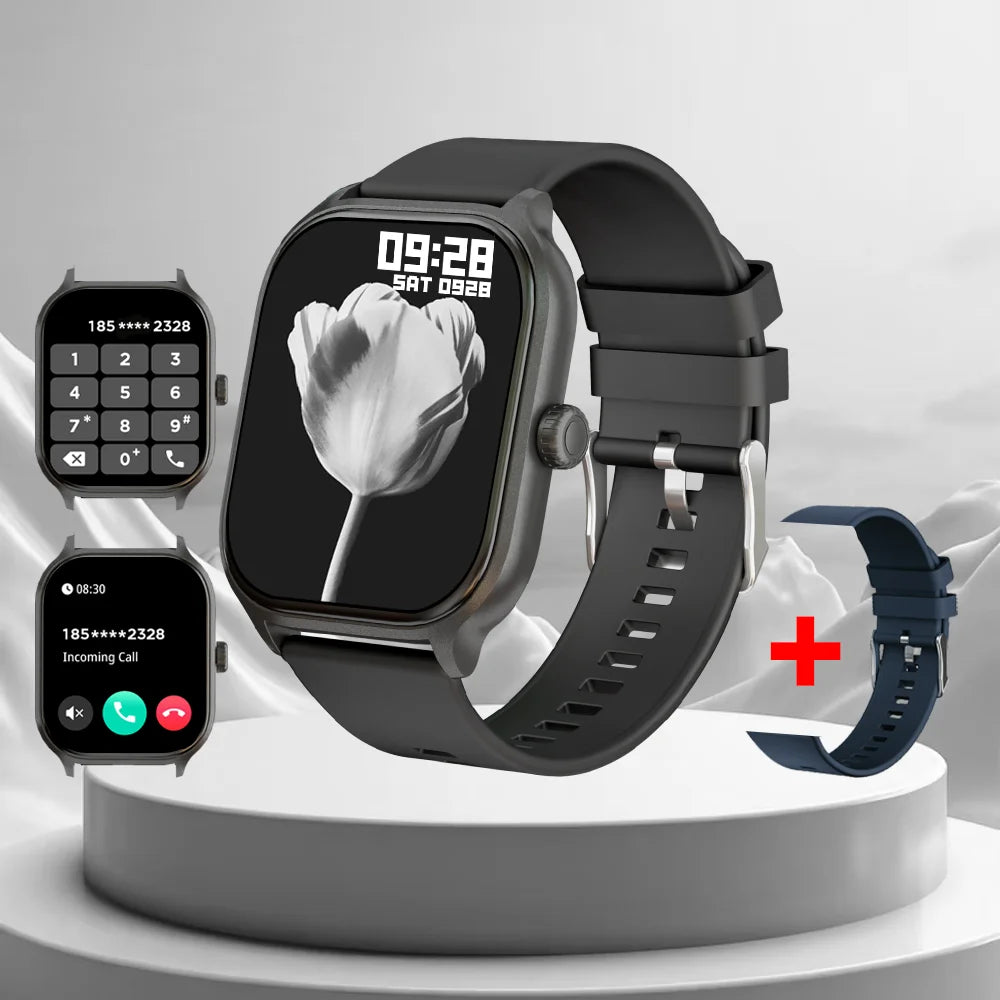 LAXASFIT 2025: Reloj Inteligente Sumergible con Pantalla 2.01" HD y Podómetro, Bluetooth.