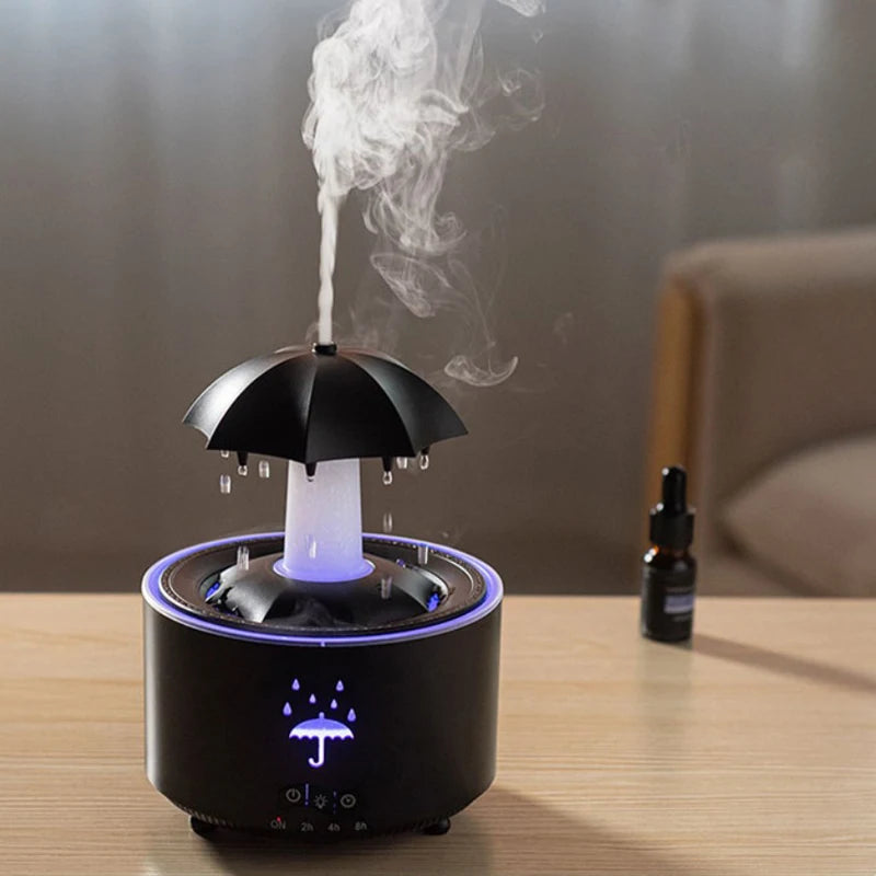 Humidificador con Efecto de Lluvia: Relájate y Transforma Tu Ambiente