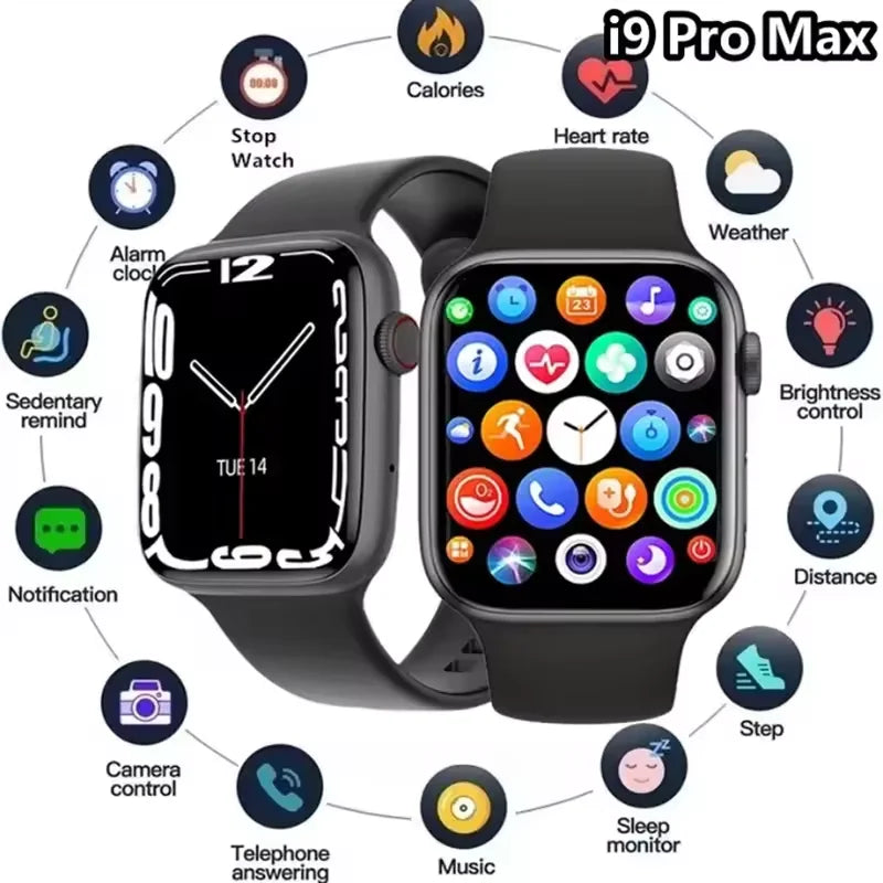 Reloj inteligente 2025, Android, iOS, Bluetooth.