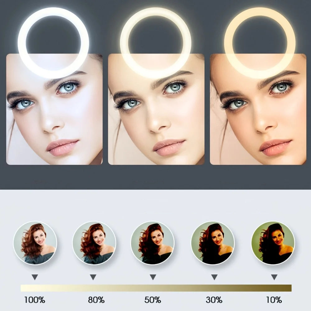 Aro led y trípode