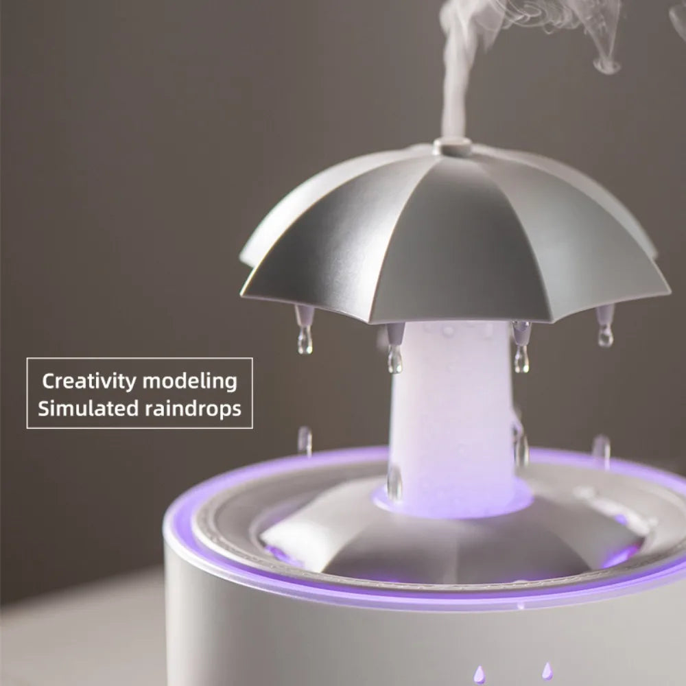 Humidificador con Efecto de Lluvia: Relájate y Transforma Tu Ambiente