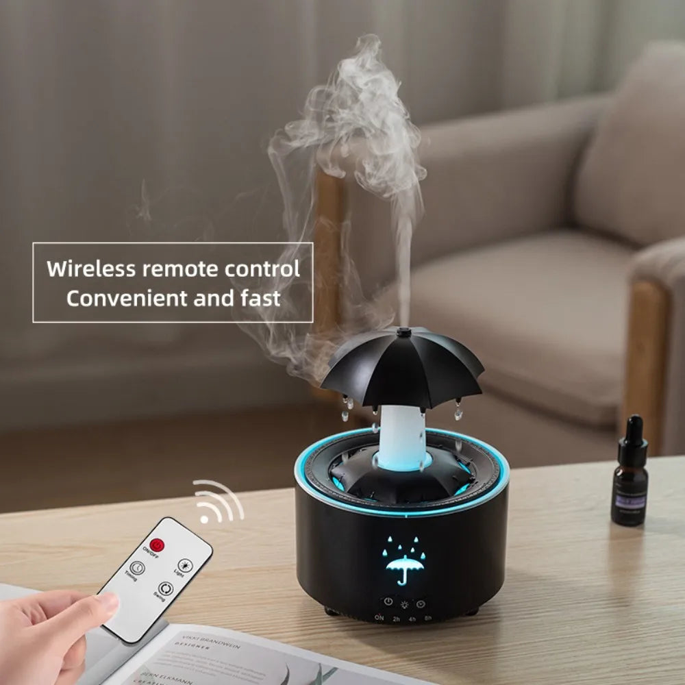 Humidificador con Efecto de Lluvia: Relájate y Transforma Tu Ambiente