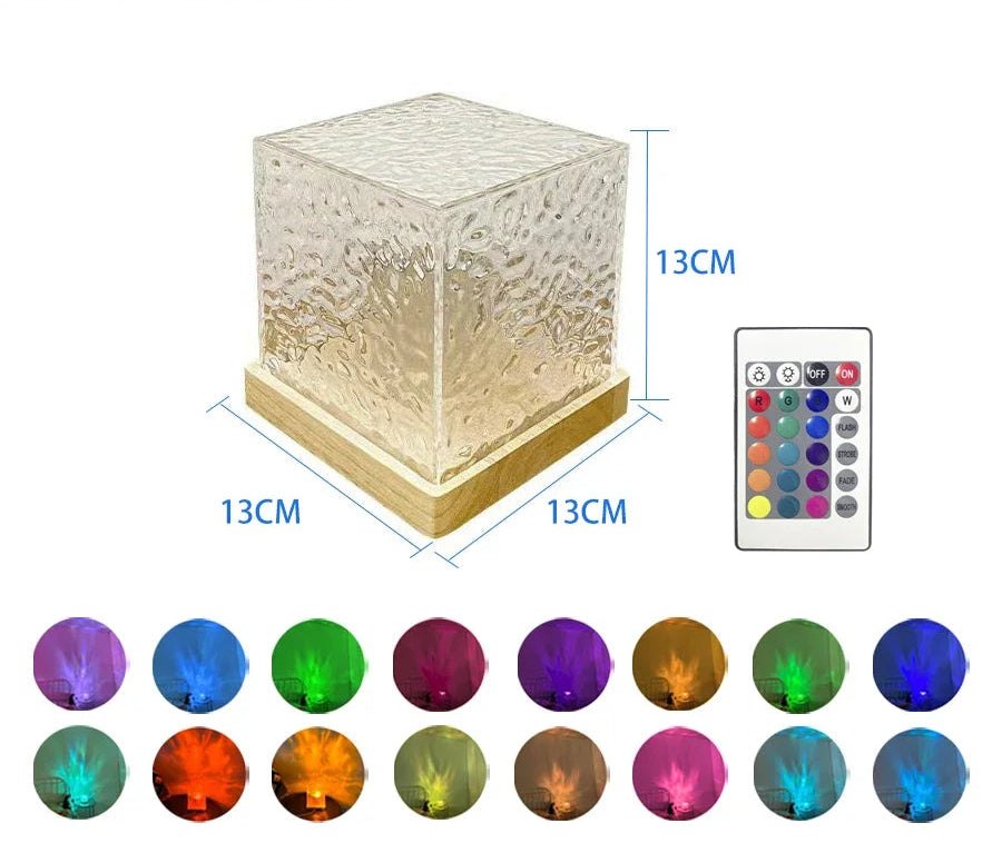 Lámpara LED de Cubo y Cilíndrica: Iluminación Creativa para tu Espacio