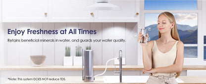 Filtro de agua para encimera Waterdrop, filtro de agua para grifo de acero inoxidable