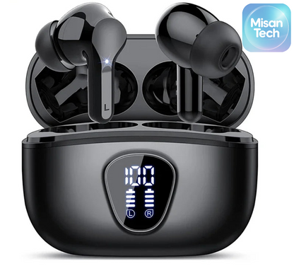 Auriculares inalámbricos resistentes al agua.