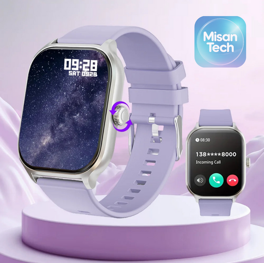 LAXASFIT 2025: Reloj Inteligente Sumergible con Pantalla 2.01" HD y Podómetro, Bluetooth.