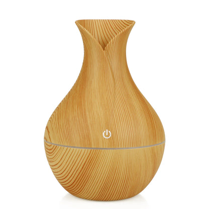 Humidificador de aire eléctrico USB, generador de niebla fría para aromaterapia con aceites esenciales y LED para el hogar.