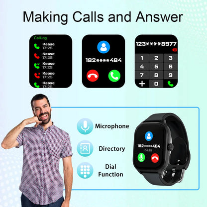 Reloj inteligente LAXASFIT H9/H6 resistente al agua y monitor de salud