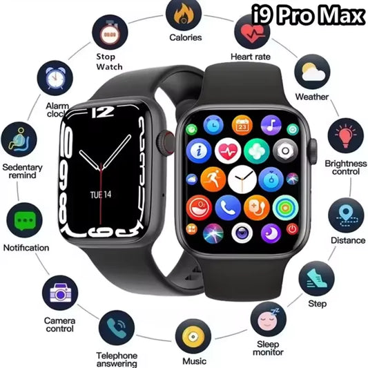 Reloj inteligente 2025, Android, iOS, Bluetooth.