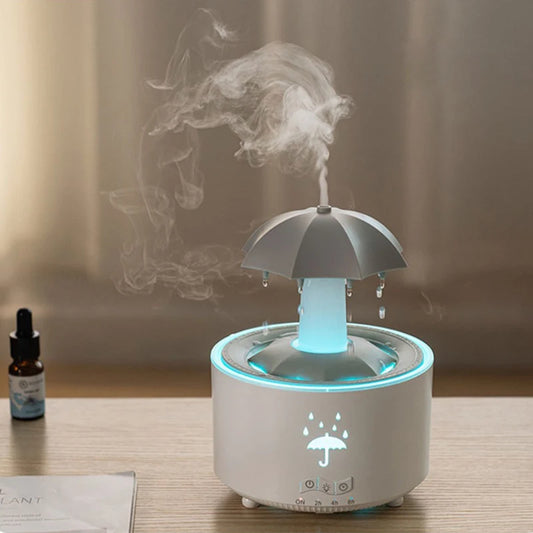 Humidificador con Efecto de Lluvia: Relájate y Transforma Tu Ambiente
