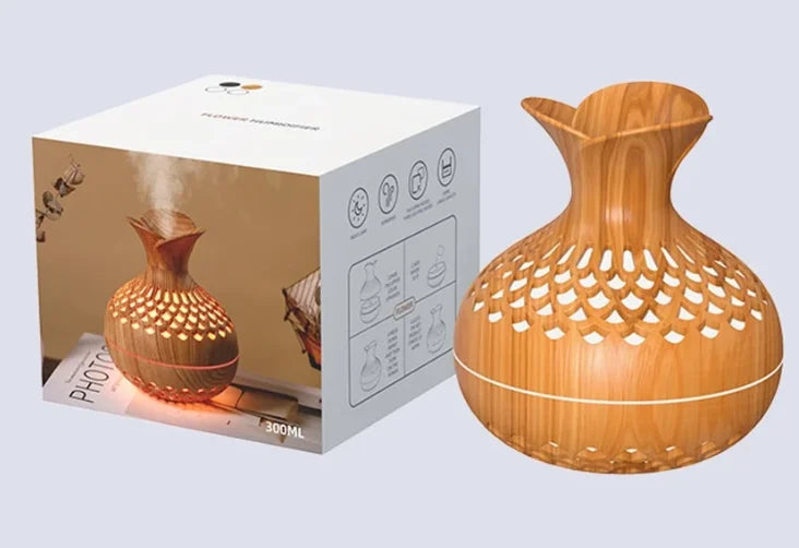 Humidificador, purificador de aire con fragancia para el hogar.