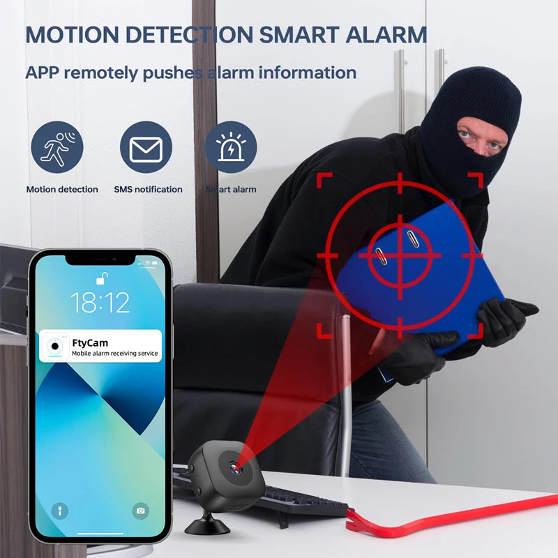Cámara de seguridad Xiaomi Mini 4K, visión nocturna a todo color, detección de movimiento, resistente al agua, 2025