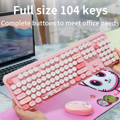 Combo de teclado y ratón inalámbricos MOFii Hello Bear, inalámbricos
