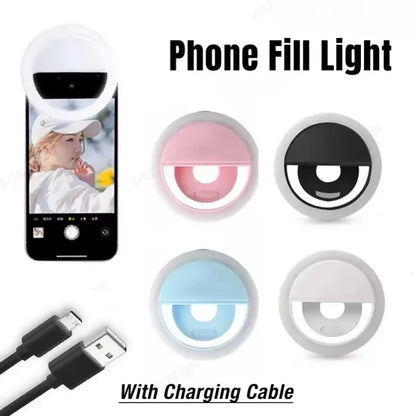 Anillo led para selfies