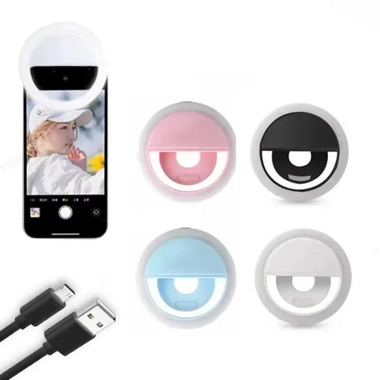 Anillo led para selfies