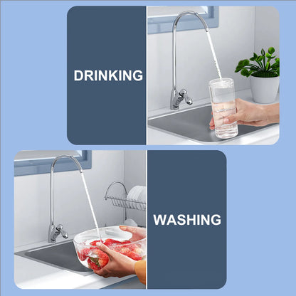ALTHY U200PRO - Purificador de agua potable para debajo del fregadero de cocina con grifo. Reduce bacterias, metales, plomo, cloro y olores.