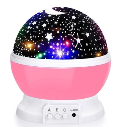 Proyector de luz nocturna de cielo estrellado, lámpara para niños.
