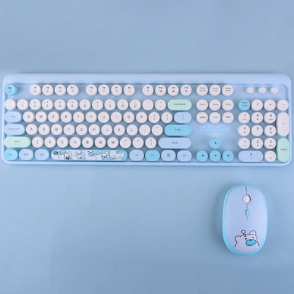 Combo de teclado y ratón inalámbricos MOFii Hello Bear, inalámbricos