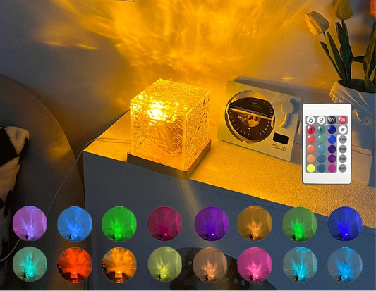 Lámpara LED de Cubo y Cilíndrica: Iluminación Creativa para tu Espacio