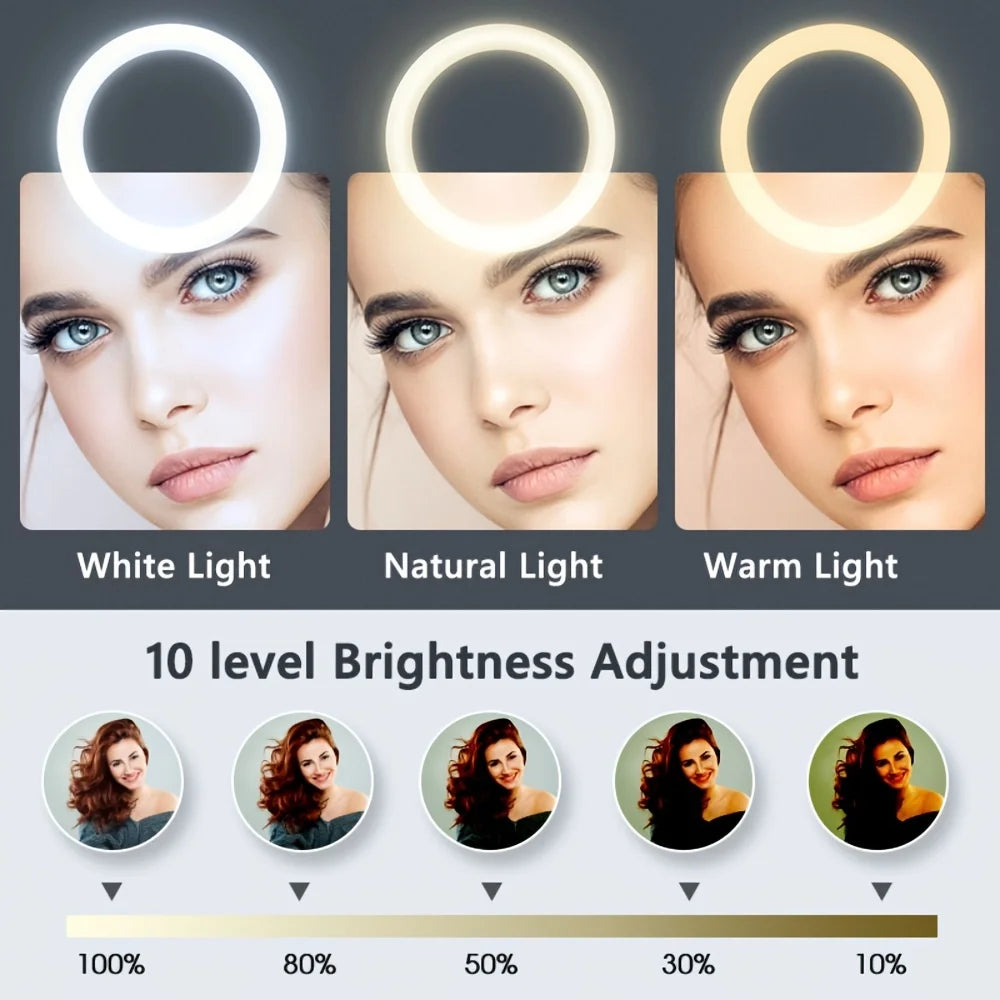 Aro led y trípode