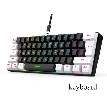 Kit de teclado y ratón gamer para juegos con retroiluminación RGB para PC