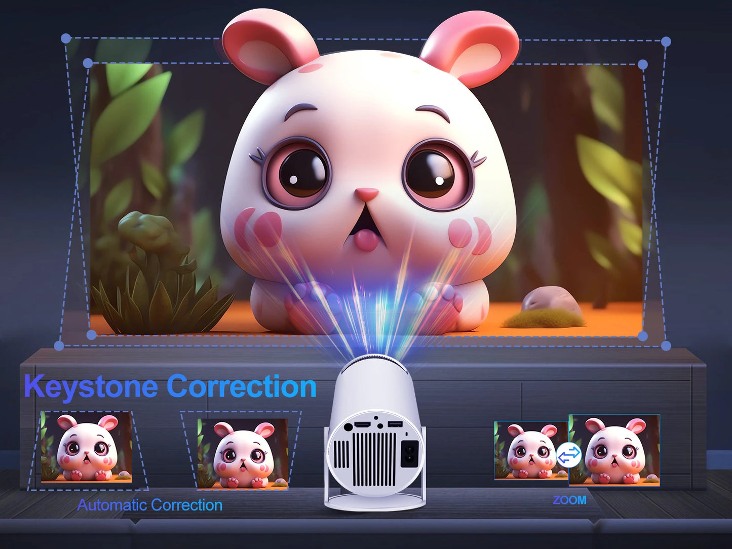 Proyector de cine en casa HY300 Pro.