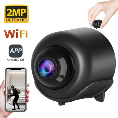 Mini cámara espia 2025 X5 inteligente WiFi, visión nocturna, protección de seguridad, grabadora de audio y video.