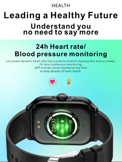 Relojes inteligentes fitness Bluetooth con asistente de voz IA.