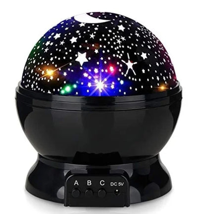 Proyector de luz nocturna de cielo estrellado, lámpara para niños.
