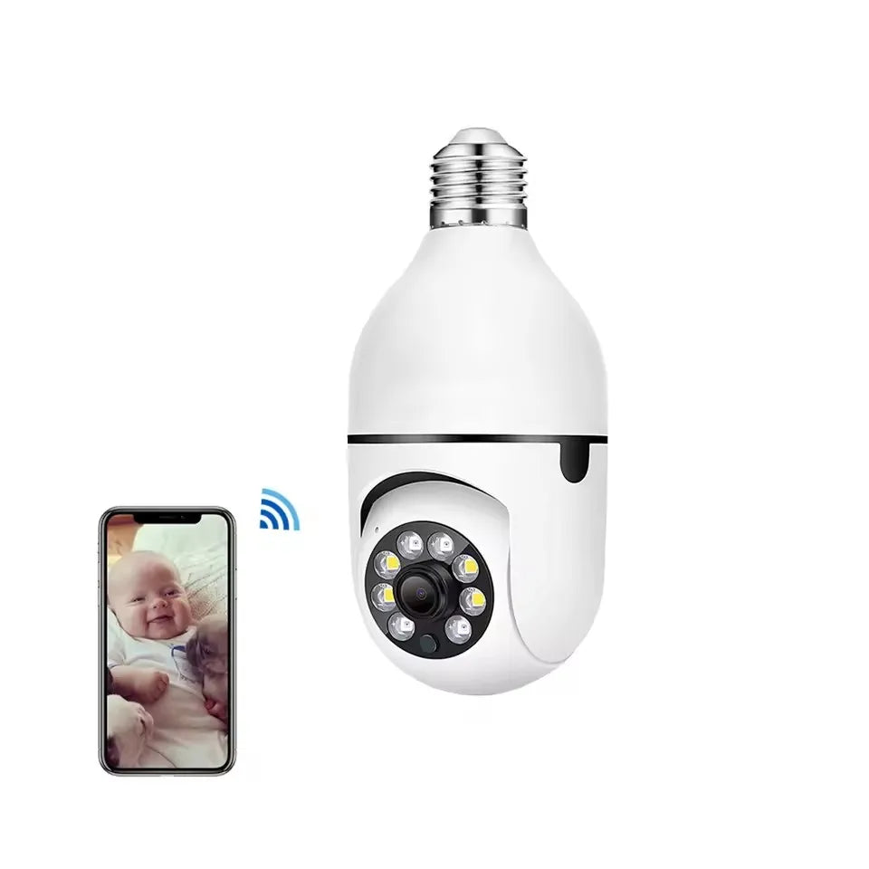 Cámara de seguridad WiFi 2,4 G, para el hogar, con PTZ, visión nocturna, detección de movimiento, monitoreo, 2 antenas