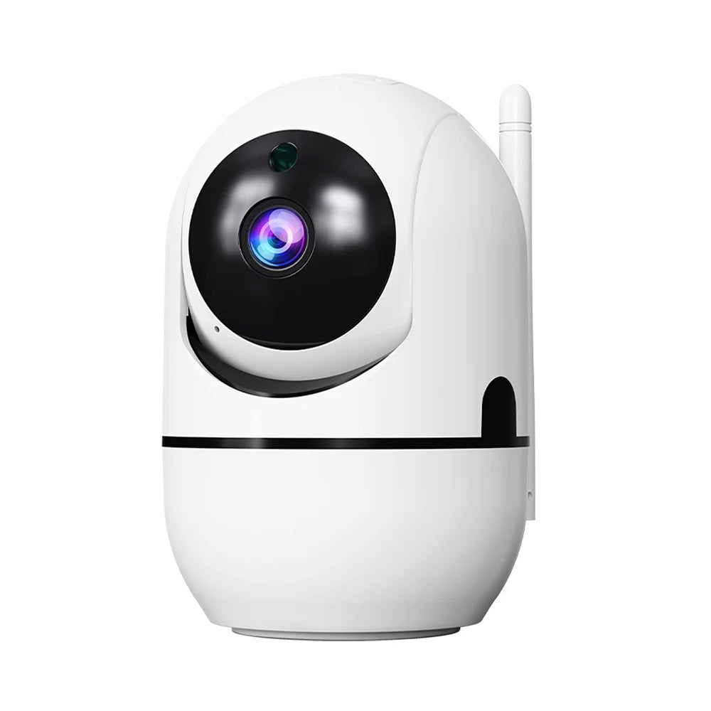 Cámara de seguridad inteligente para el hogar de 360°, inteligencia de IA, visión nocturna, seguimiento automático