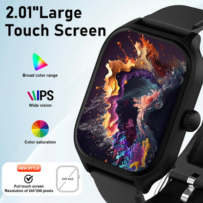 Reloj inteligente LAXASFIT H9/H6 resistente al agua y monitor de salud