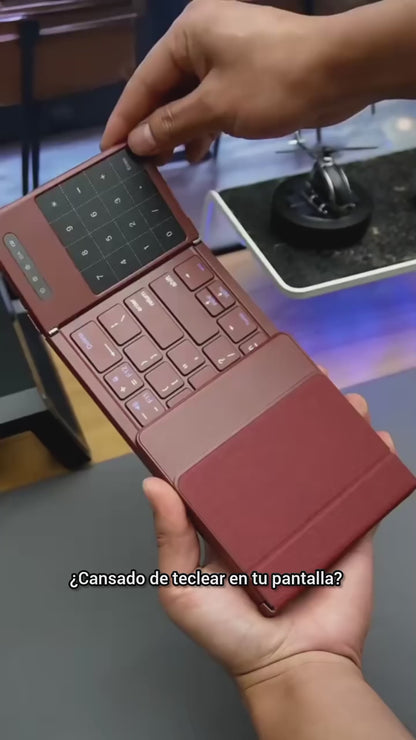 Teclado Inalámbrico Táctil y Plegable